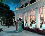 Before the Operation, Dr Pean Explaining the Use of Hemost - 亨利·格维克斯